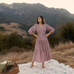 Christy Dawn "Noah Dress" In Thulian Anemone Field